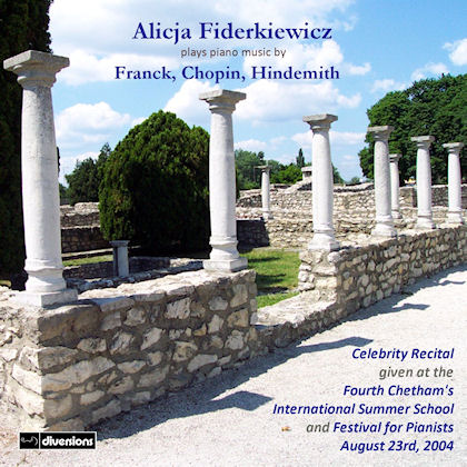 Alicja Fiderkiewicz Celebrity Recital: Franck, Chopin & Hindemith